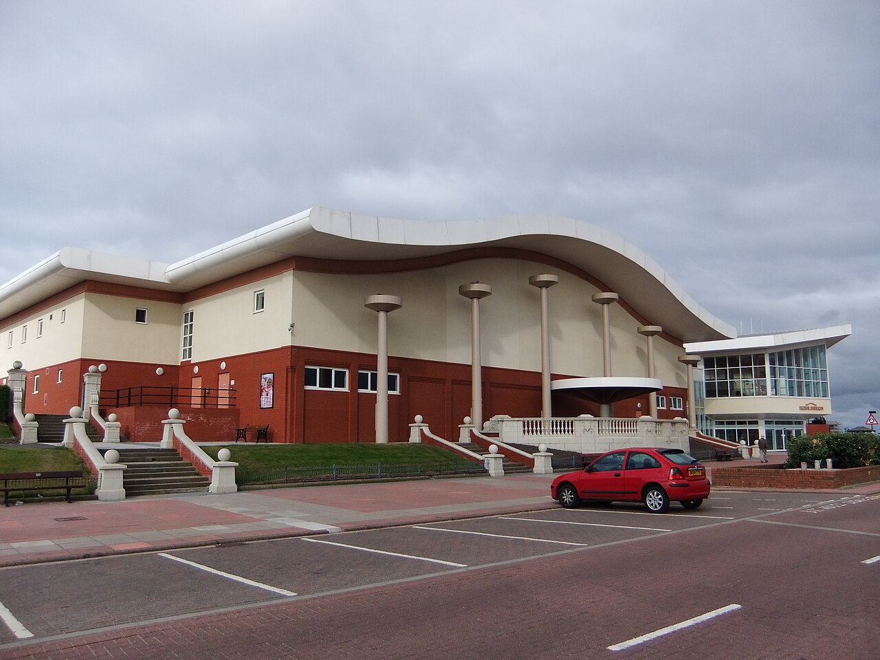 Floral Pavilion theatre exterior in New Brighton