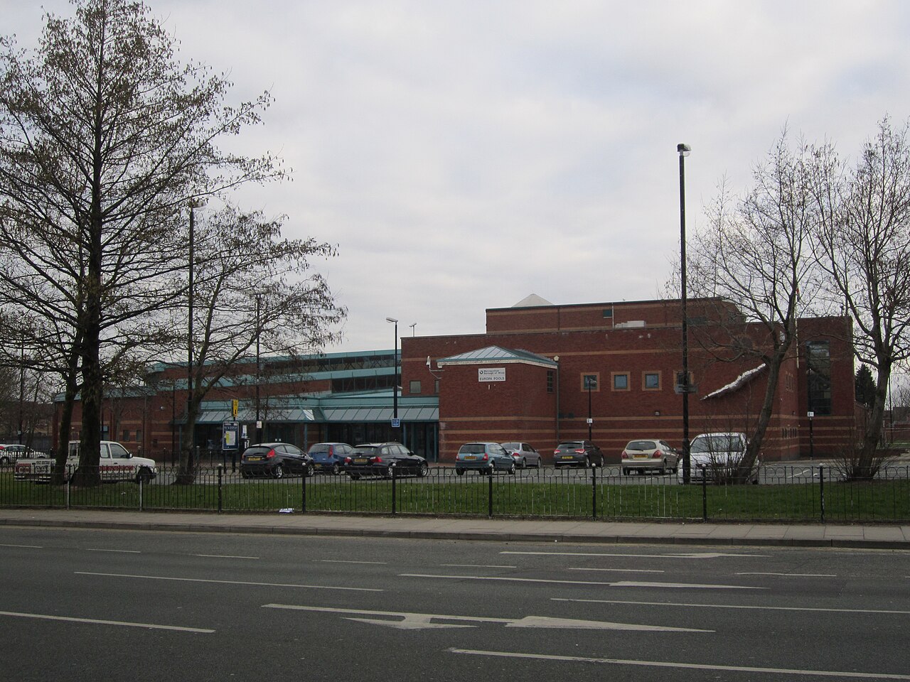 Europa Pools exterior in Birkenhead, photographed in 2013